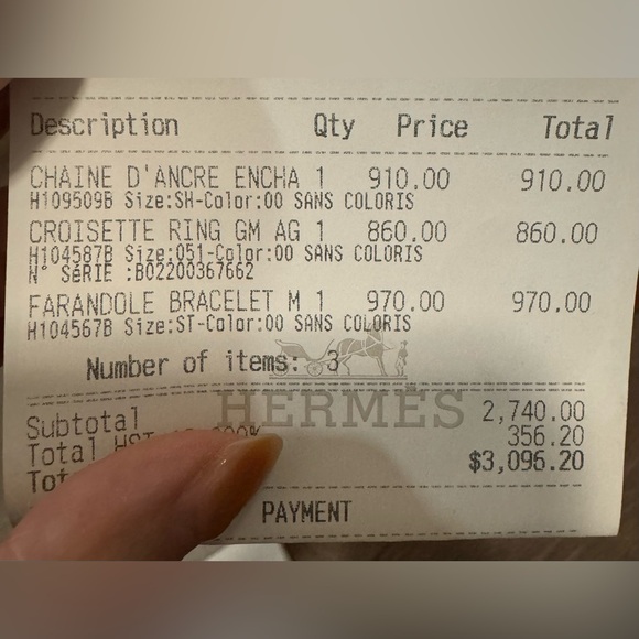 Authentic Hermes ring - Picture 8 of 8